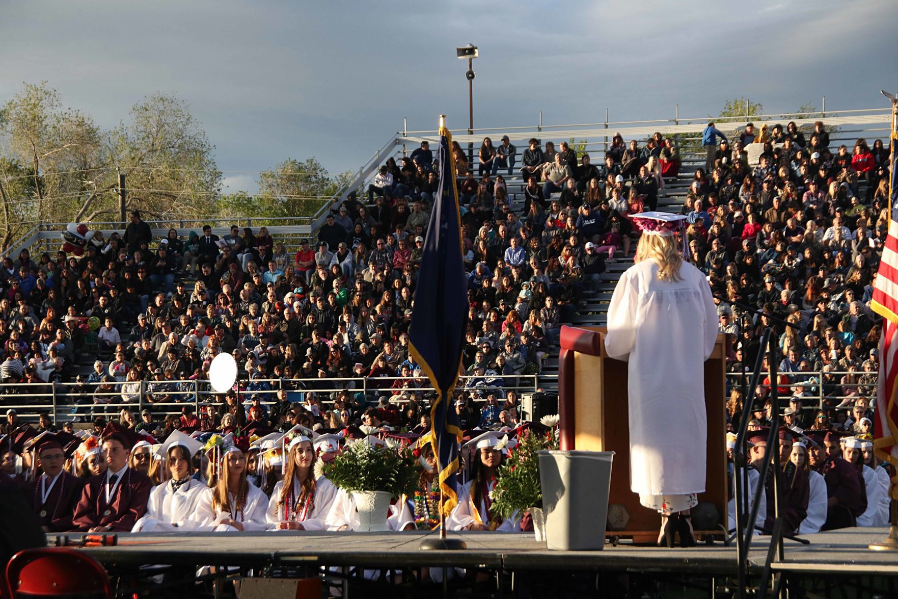 A large audience